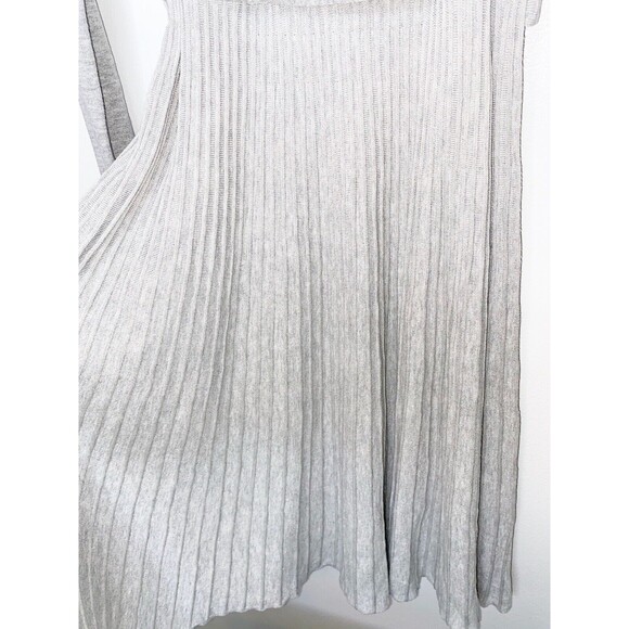 Patty Boutik Sweater Dress Fit And Flare Light Gray Dress Size Large - Picture 5 of 7